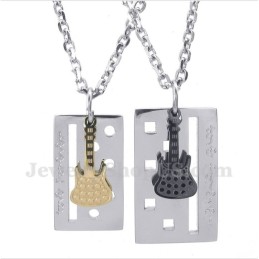 Titan-Gitarren-Paaranhänger Mit Kostenloser Kette (Ein Paar)