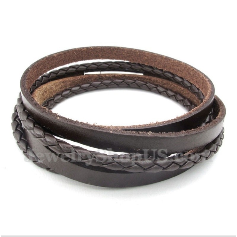Herren Titan Lederarmband Herren Titan Lederarmband