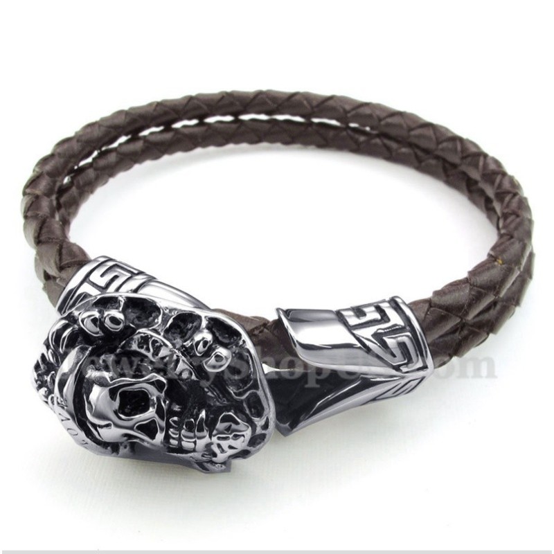 Herren Titan Lederarmband Herren Titan Lederarmband