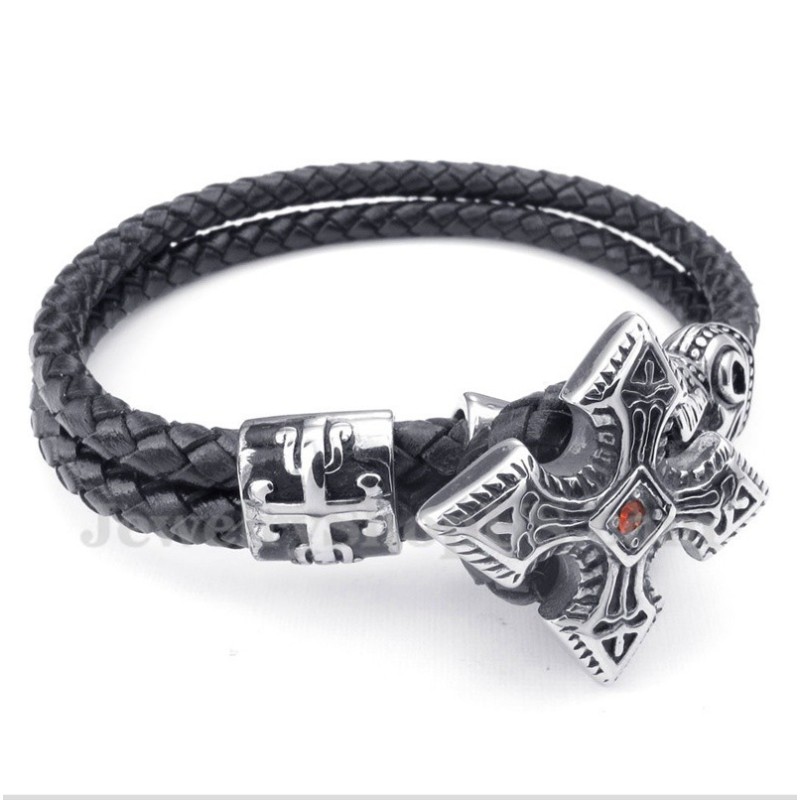 Herren Titan Lederarmband Herren Titan Lederarmband