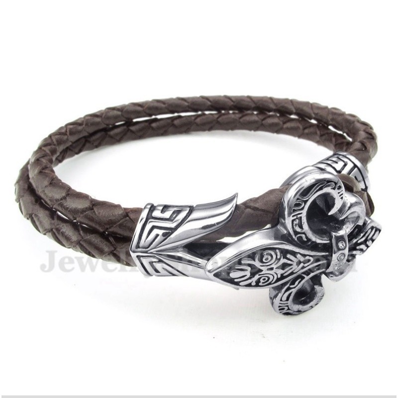 Herren Titan Lederarmband Herren Titan Lederarmband