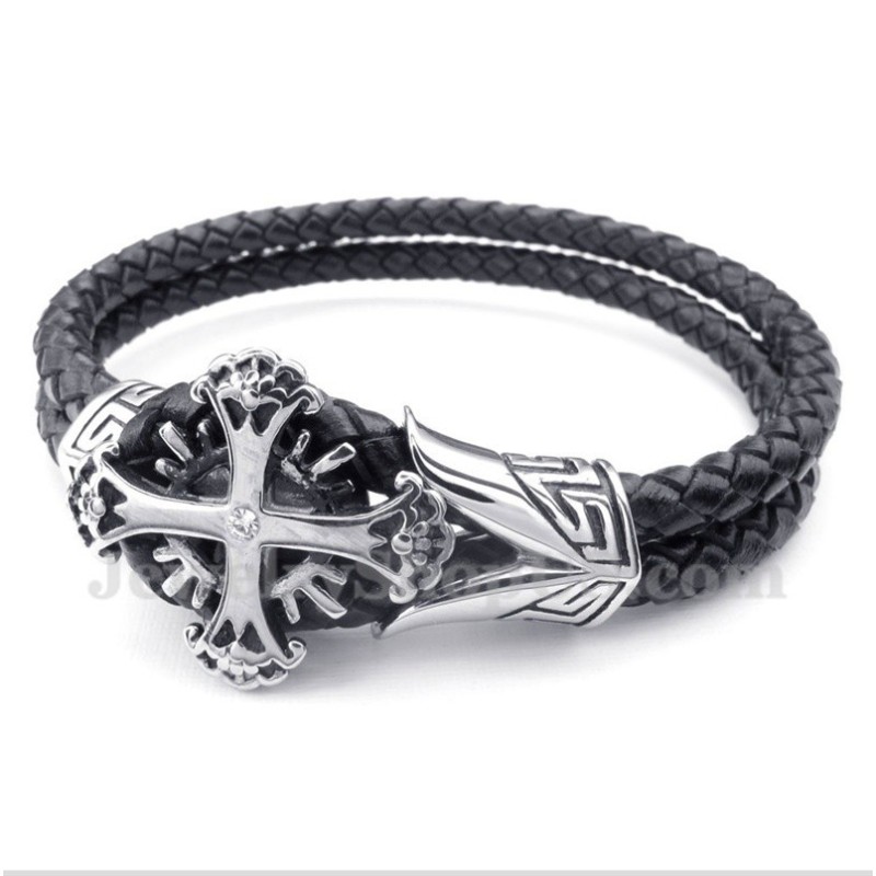 Herren Titan Lederarmband Herren Titan Lederarmband