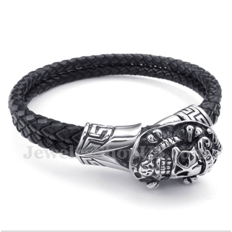 Herren Titan Lederarmband Herren Titan Lederarmband