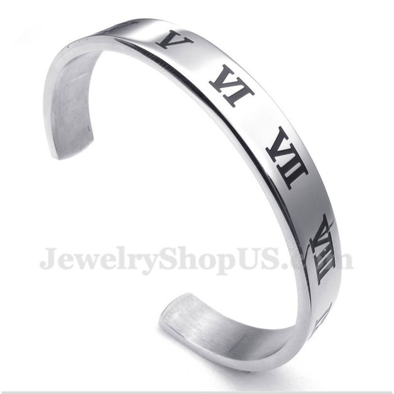 Herrenarmband Aus Titan Mit Römischen Ziffern Herrenarmband Aus Titan Mit Römischen Ziffern