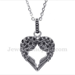 Herren-Anhänger Aus Titan Mit Diamantfeder Und Kostenloser Kette