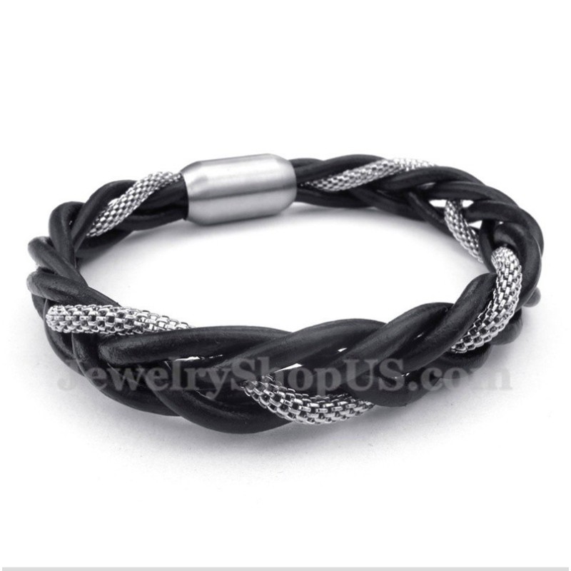 Herren Titan Lederarmband Herren Titan Lederarmband