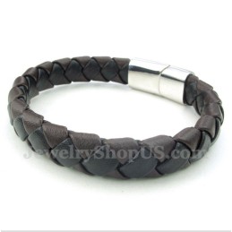 Herren Leder Titan Armband