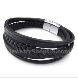 Herren Leder Titan Armband