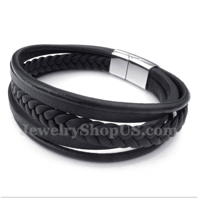Herren Leder Titan Armband Herren Leder Titan Armband