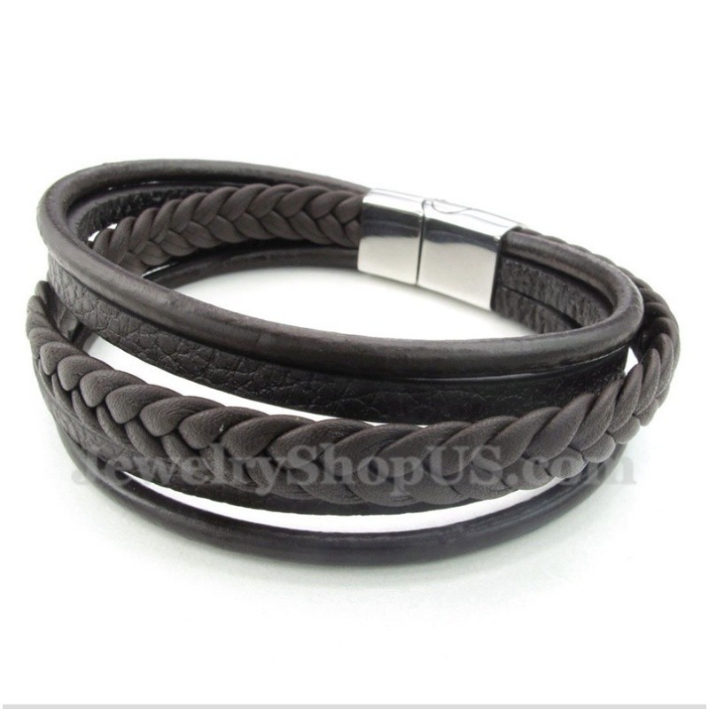 Herren Leder Titan Armband Herren Leder Titan Armband