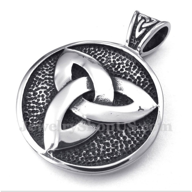Keltischer Knotenanhänger Aus Titan Für Herren Mit Kostenloser Kette Keltischer Knotenanhänger Aus Titan Für Herren Mit Kostenloser Kette