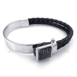 Herren Leder Titan Armband