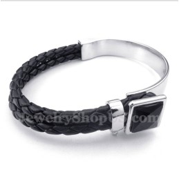 Herren Leder Titan Armband