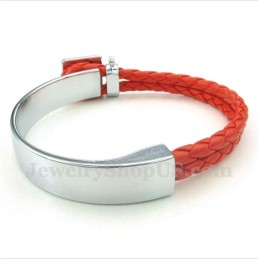 Herren Leder Titan Armband