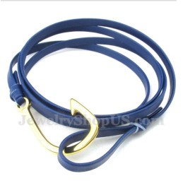 Herrenarmband Aus Titan Mit Lederhaken