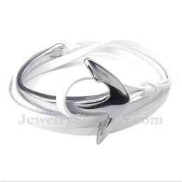 Herren Titan Leder Anker Armband