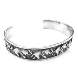 Herrenarmband Aus Titan Mit Elefantenmotiv