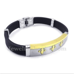 Herrenarmband Aus Titan Und Gold