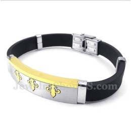 Herrenarmband Aus Titan Und Gold