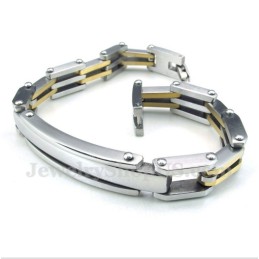 Vergoldetes Titanarmband Für Herren