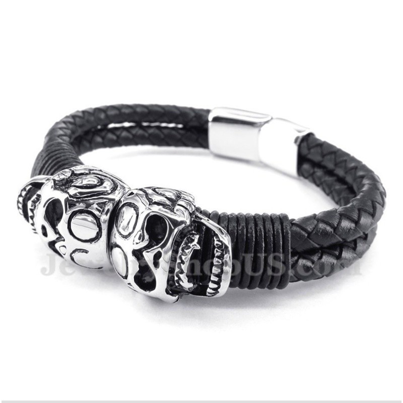 Herren Titan Lederarmband Herren Titan Lederarmband