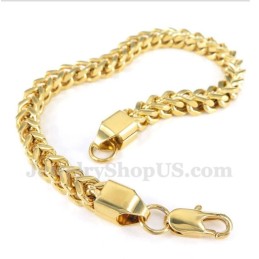 Herren-Armband Aus Goldenem Titan