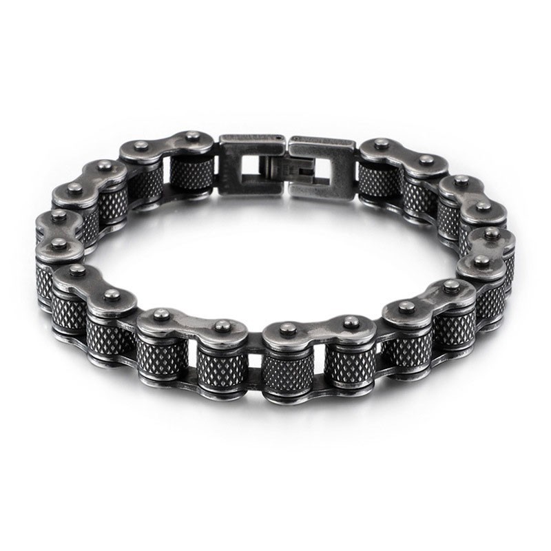 Herren Titan Bikerkette Fahrradarmband Herren Titan Bikerkette Fahrradarmband