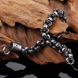 Modisches Titan-Totenkopfarmband Für Männer