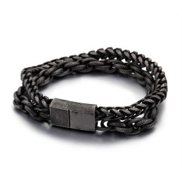 Doppellagiges Titanarmband Für Herren