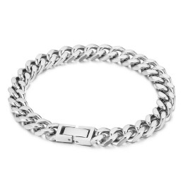 Titan-Herrenarmband Mit Kette