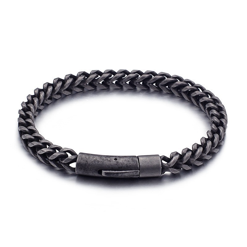 Titan Herren Armband Titan Jungen Retro Hip Hop Trendy Hand Schmuck Titan Herren Armband Titan Jungen Retro Hip Hop Trendy Hand Schmuck