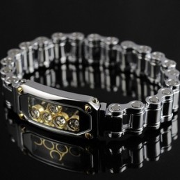 Herren Titan Diamant Armbänder