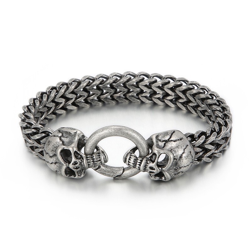 Cooles Totenkopf Titan Herrenarmband Cooles Totenkopf Titan Herrenarmband