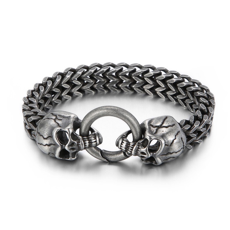 Cooles Totenkopf Titan Herrenarmband Cooles Totenkopf Titan Herrenarmband