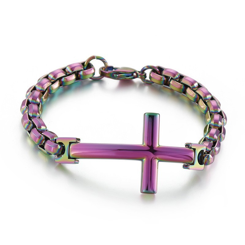 Titan Tide Herrenarmband Titan Herren Kreuz Quadrat Armband Tide Herren Accessoires Titan Tide Herrenarmband Titan Herren Kreuz Quadrat Armband Tide Herren Accessoires