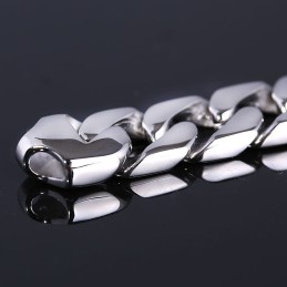 Titanarmband-Version Des Modearmbands Cuba Chain Herrenarmbänder