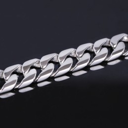 Titanarmband-Version Des Modearmbands Cuba Chain Herrenarmbänder