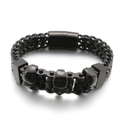 Totenkopf Herren Titan Armband