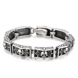 Cast Vintage Schmuck Trendy Chic Wind Spitze Schädel Männlichen Armbänder