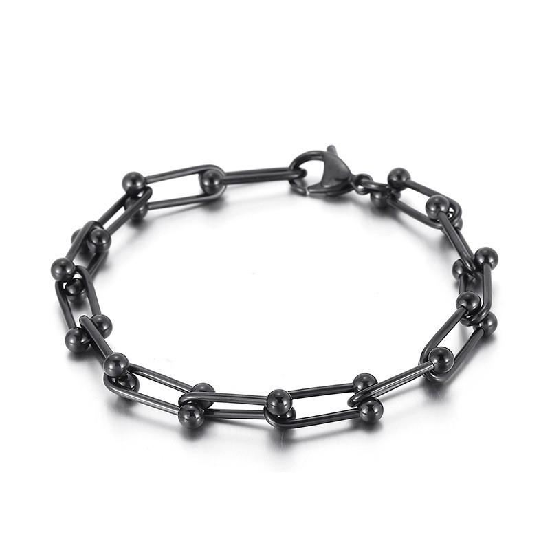 Titanarmband Mit Hufeisenschnalle Für Herren Und Damen, U-Förmiges Schnallenarmband Titanarmband Mit Hufeisenschnalle Für Herren Und Damen, U-Förmiges Schnallenarmband