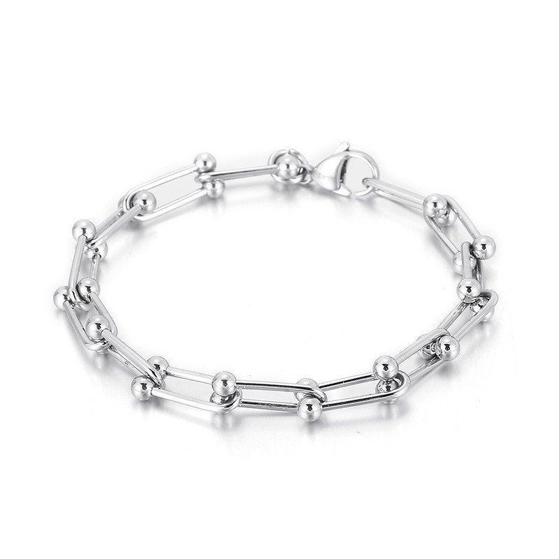 Titanarmband Mit Hufeisenschnalle Für Herren Und Damen, U-Förmiges Schnallenarmband Titanarmband Mit Hufeisenschnalle Für Herren Und Damen, U-Förmiges Schnallenarmband