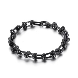 Titanarmband Mit Hufeisenschnalle Für Herren Und Damen, U-Förmiges Schnallenarmband