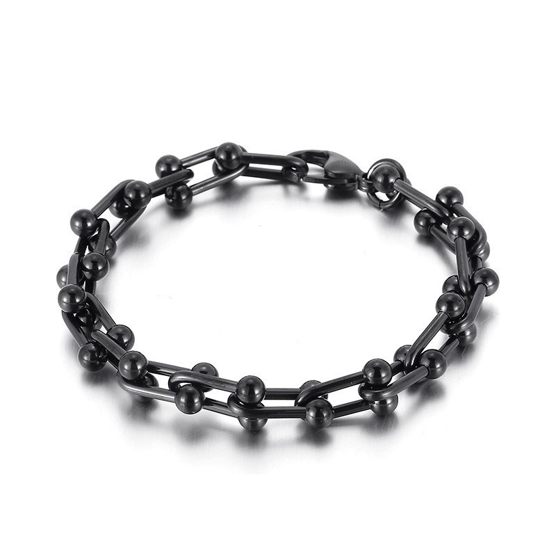 Titanarmband Mit Hufeisenschnalle Für Herren Und Damen, U-Förmiges Schnallenarmband Titanarmband Mit Hufeisenschnalle Für Herren Und Damen, U-Förmiges Schnallenarmband