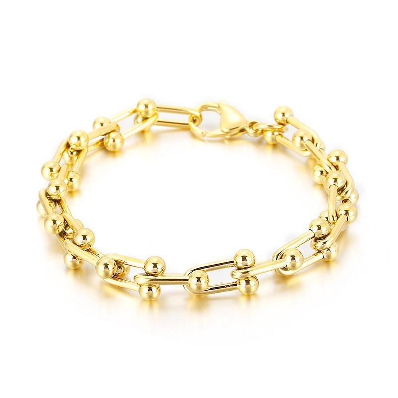 Titanarmband Mit Hufeisenschnalle Für Herren Und Damen, U-Förmiges Schnallenarmband Titanarmband Mit Hufeisenschnalle Für Herren Und Damen, U-Förmiges Schnallenarmband