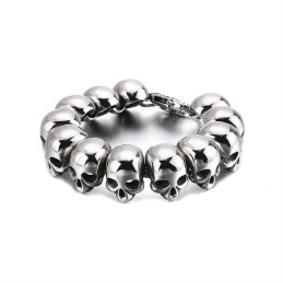Cooles Totenkopf-Titanarmband Für Männer
