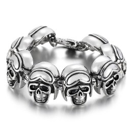 Vintage Cool Rock Skull Titan Armband Für Männer