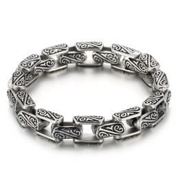 Beliebtes Titanarmband-Zubehör Mit Blumenmuster Zum Versenden Von Geschenken Für Den Freund