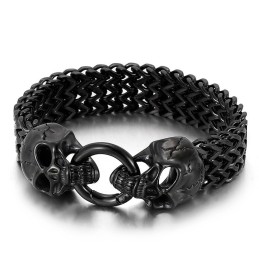 Schickes, Trendiges Titan-Totenkopfarmband Zu Verkaufen