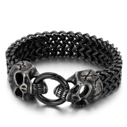 Schickes, Trendiges Titan-Totenkopfarmband Zu Verkaufen