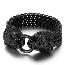 Schickes Trendiges Titan-Löwenkopf-Armband